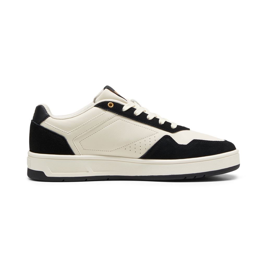 Sneakers casual da uomo bianche e nere con logo Puma Court Classic