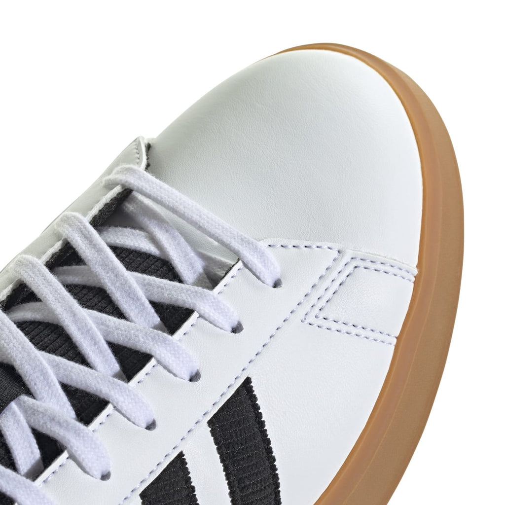 Sneakers casual da uomo bianche e nere con logo adidas Grand Court 2.0