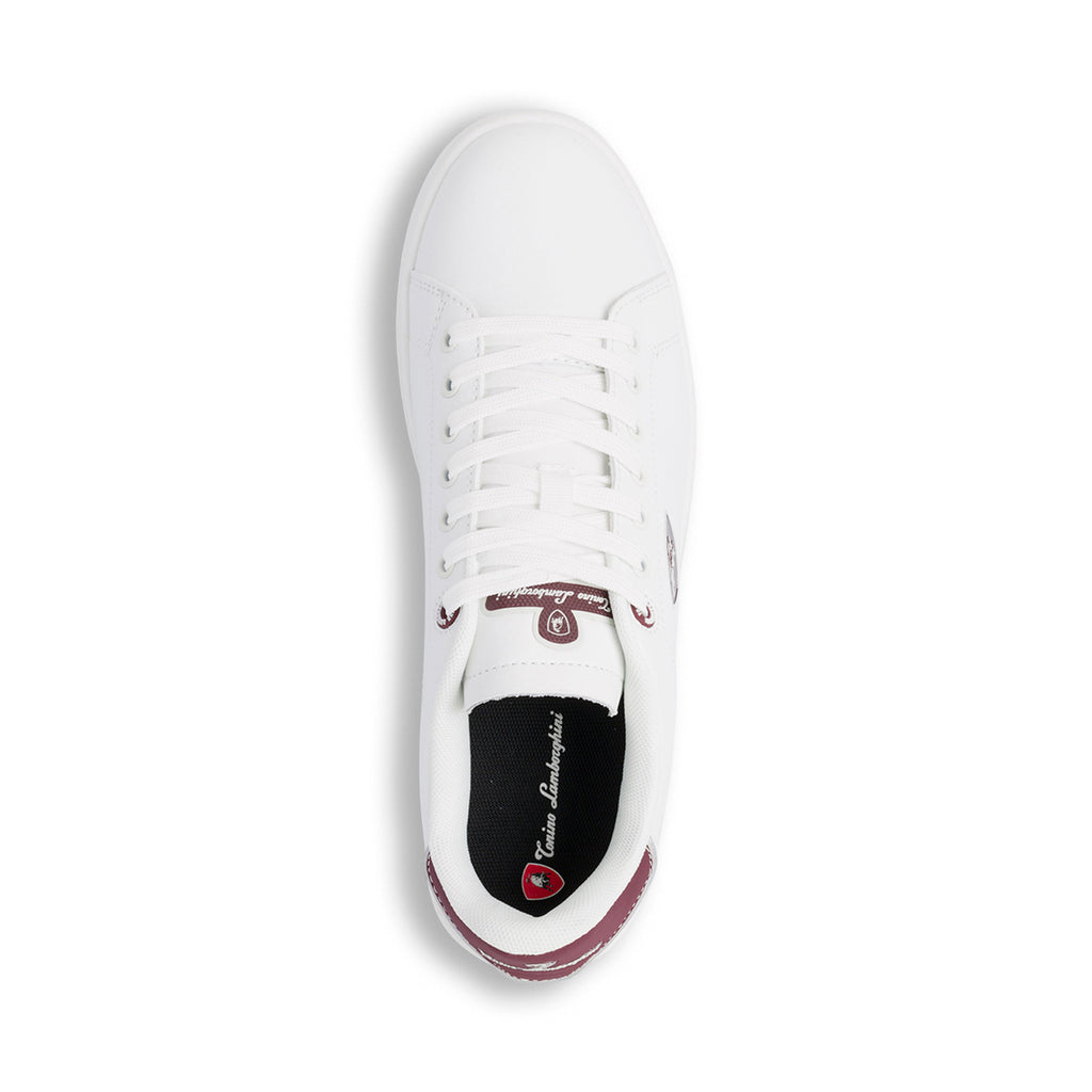 Sneakers bianche da uomo con logo Tonino Lamborghini