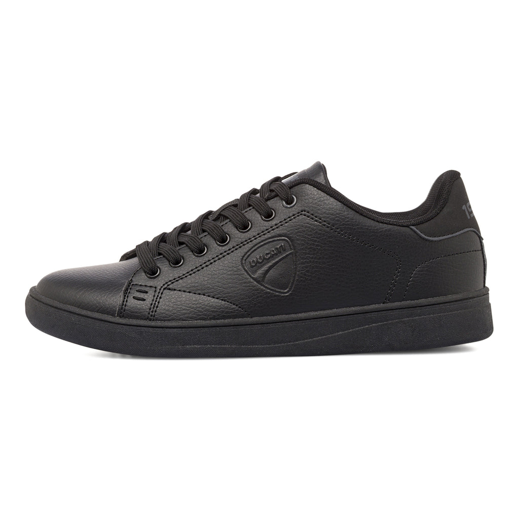 Sneakers basse casual nere da Uomo con logo Ducati