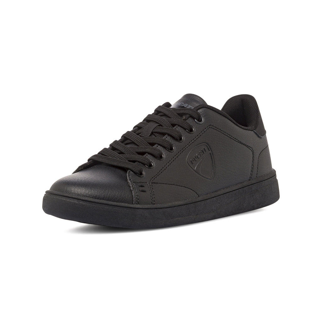 Sneakers basse casual nere da Uomo con logo Ducati