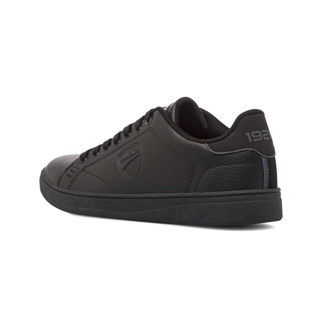 Sneakers basse casual nere da Uomo con logo Ducati