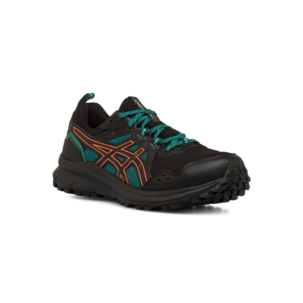 Scarpe da ginnastica nere con dettagli verde da Uomo Trail Scout Asics