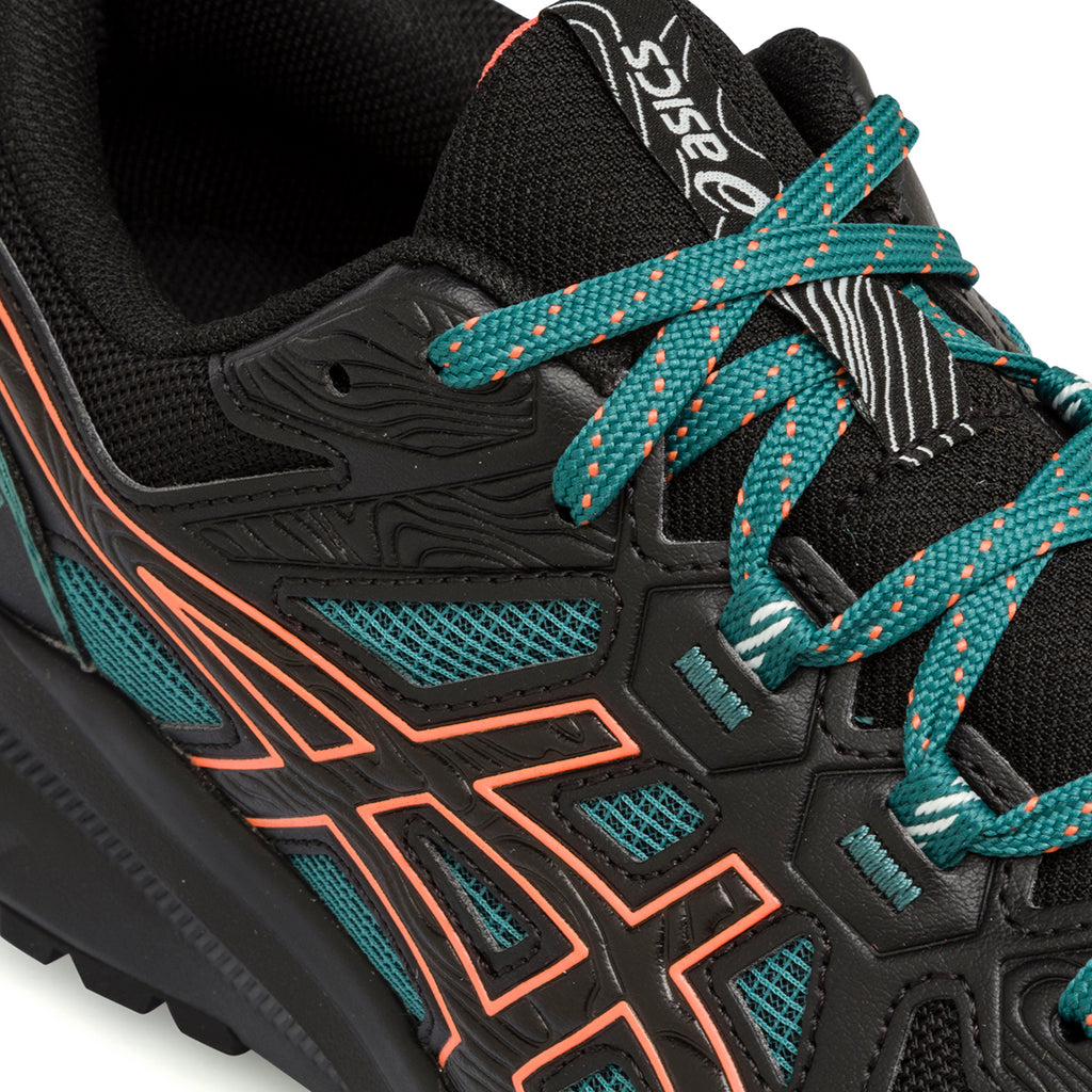 Scarpe da ginnastica nere con dettagli verde da Uomo Trail Scout Asics