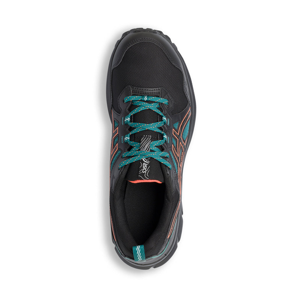 Scarpe da ginnastica nere con dettagli verde da Uomo Trail Scout Asics