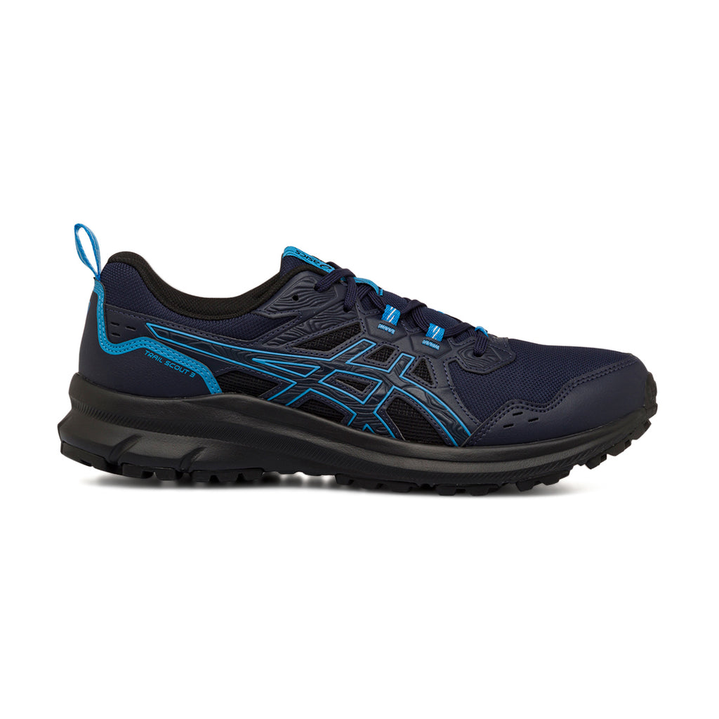 Scarpe da ginnastica blu da Uomo con dettagli azzurri Trail Scout Asics