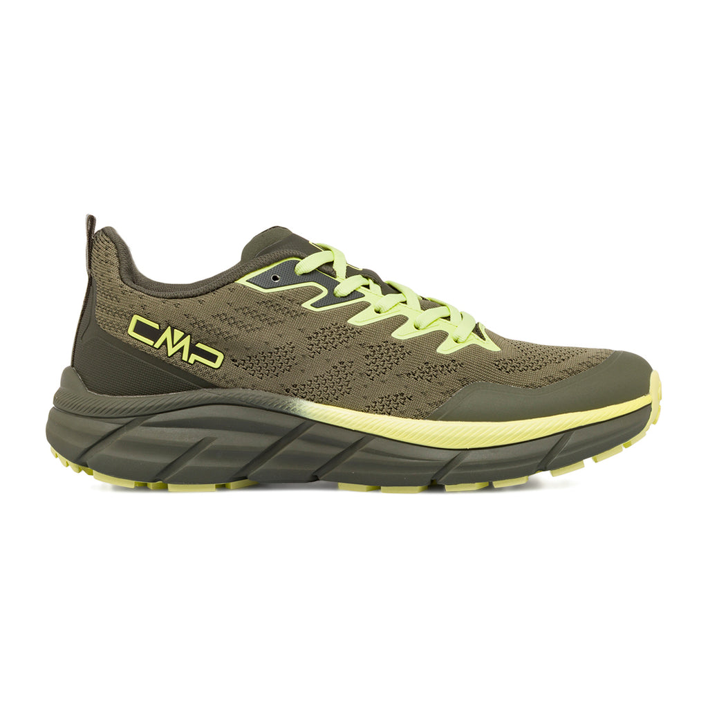 Scarpe da Trail running Verdi da Uomo con inserti gialli CMP Rahmsy