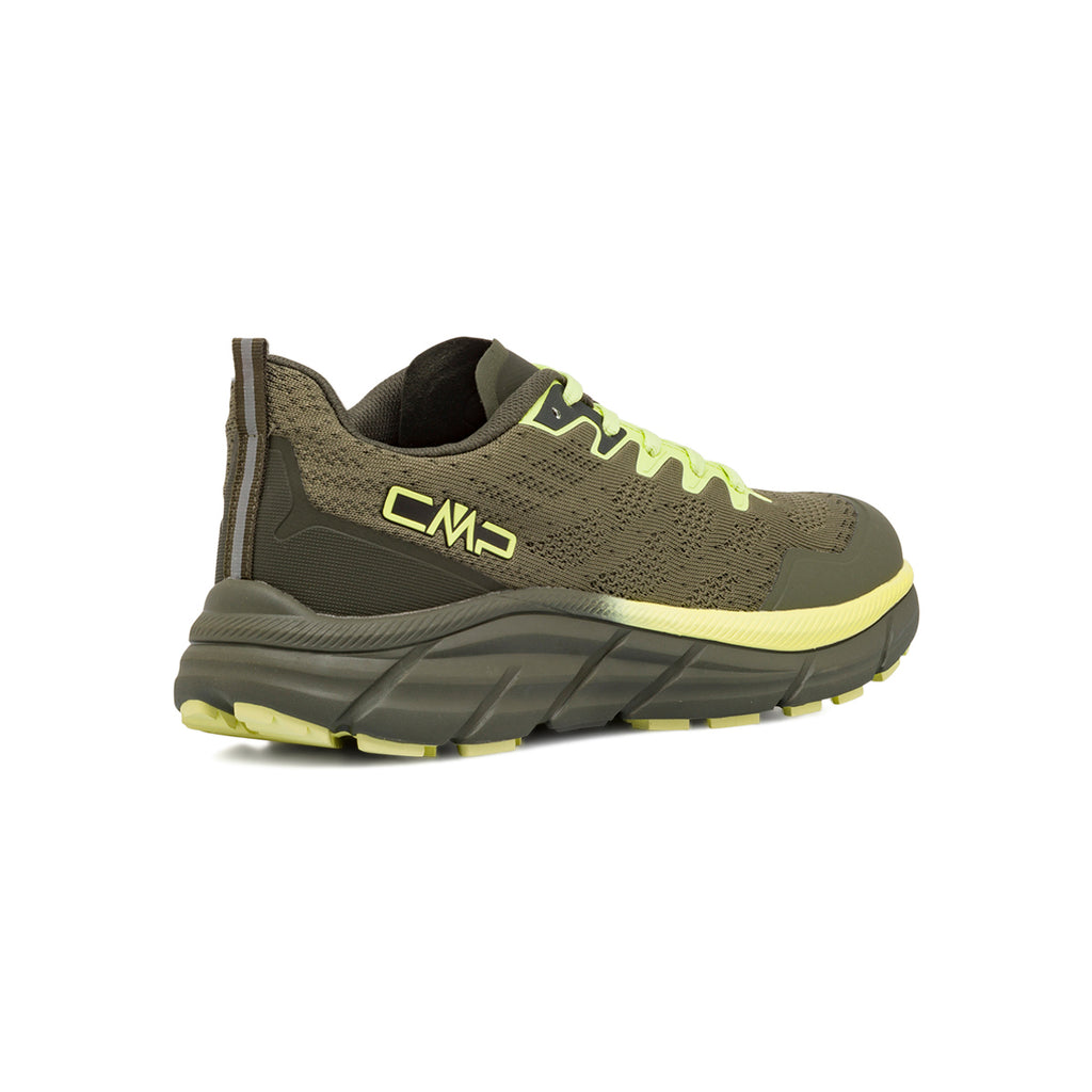 Scarpe da Trail running Verdi da Uomo con inserti gialli CMP Rahmsy