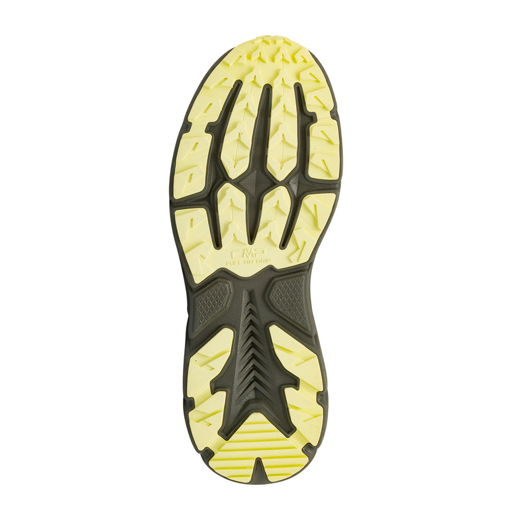 Scarpe da Trail running Verdi da Uomo con inserti gialli CMP Rahmsy