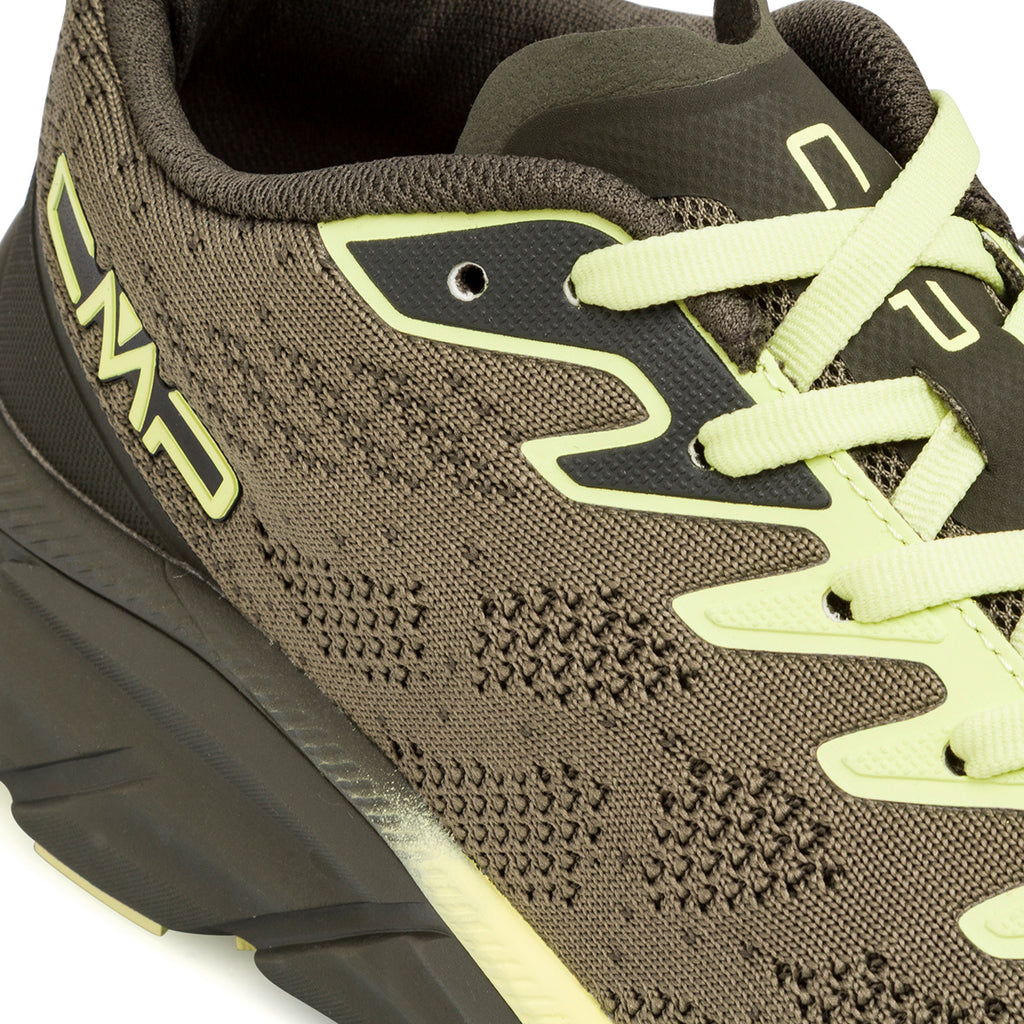 Scarpe da Trail running Verdi da Uomo con inserti gialli CMP Rahmsy