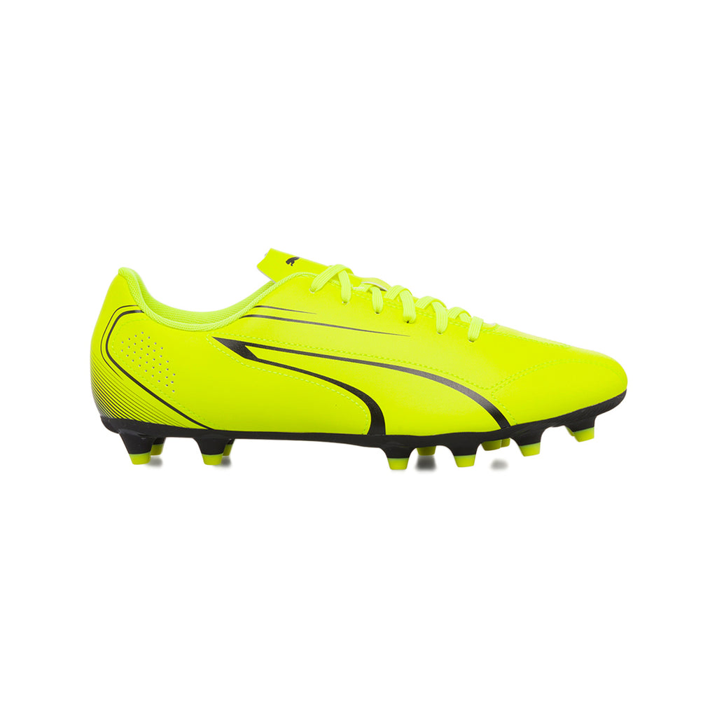 Scarpe da calcio per terreni duri gialle con dettagli neri Puma Vitoria FG/AG