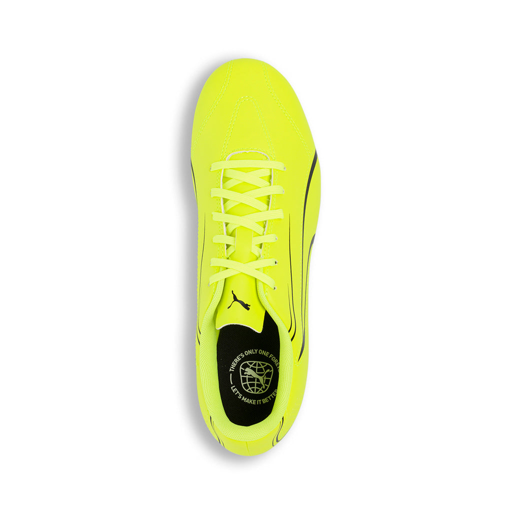 Scarpe da calcio per terreni duri gialle con dettagli neri Puma Vitoria FG/AG