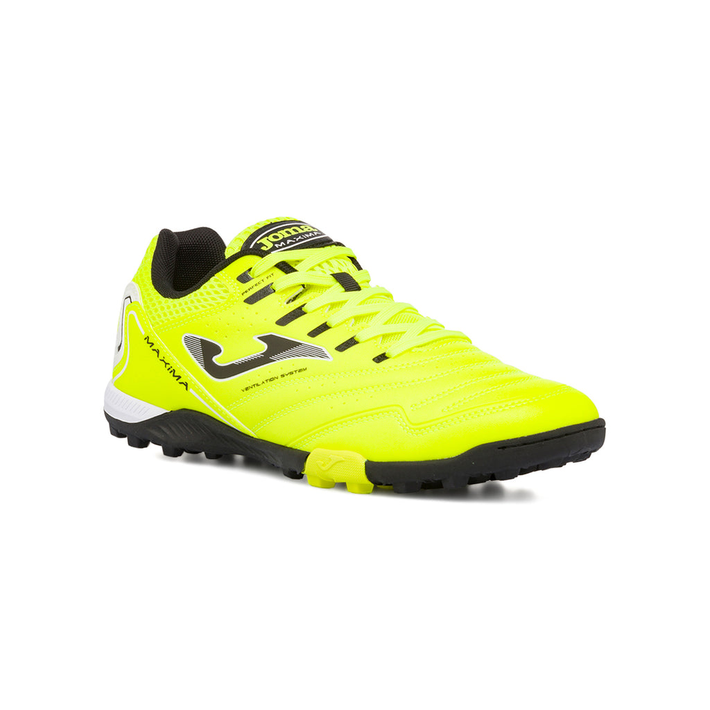 Scarpe da calcetto da uomo giallo fluo per superifici sintetiche Joma Maxima