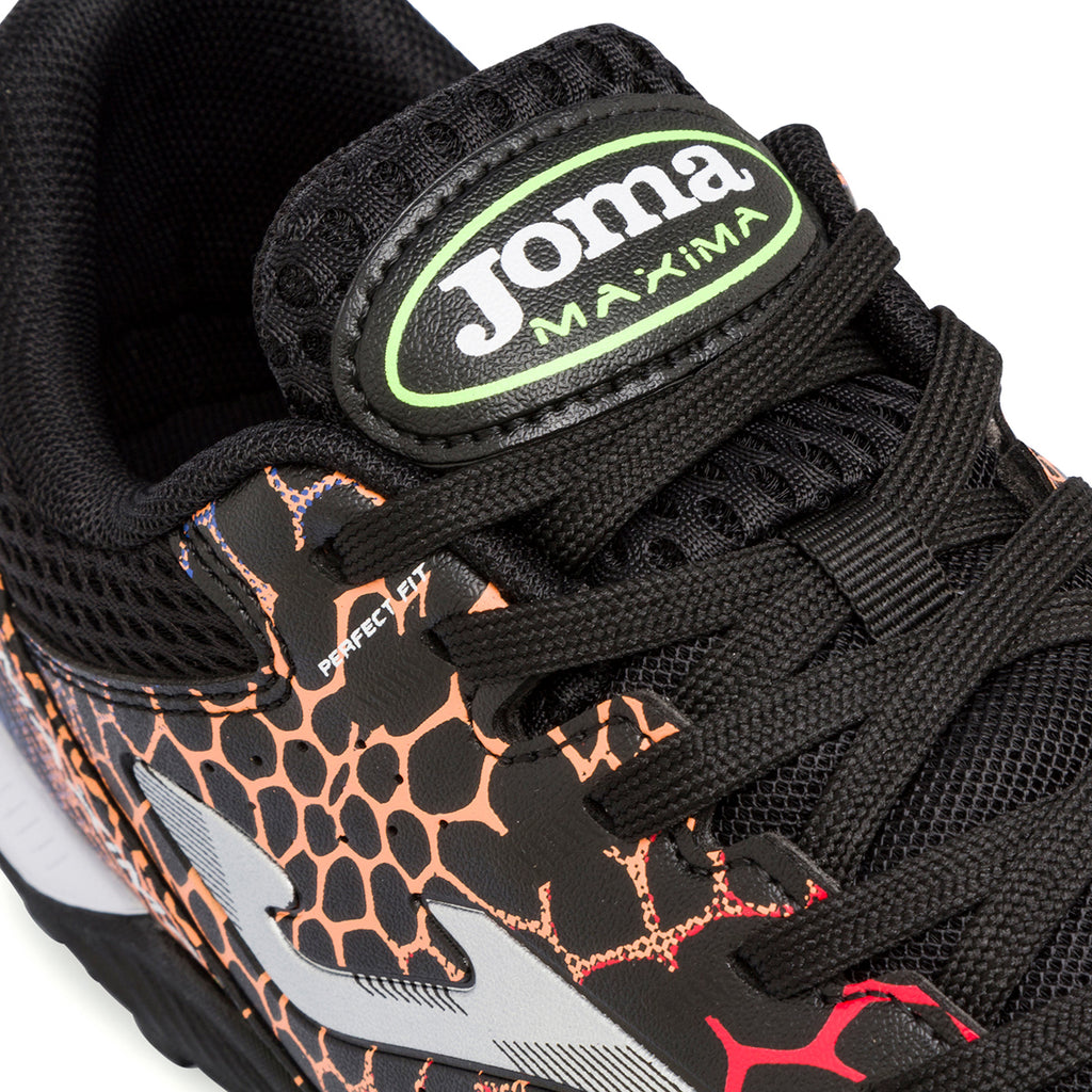 Scarpe da calcetto da uomo nere con dettagli multicolore Joma Maxima