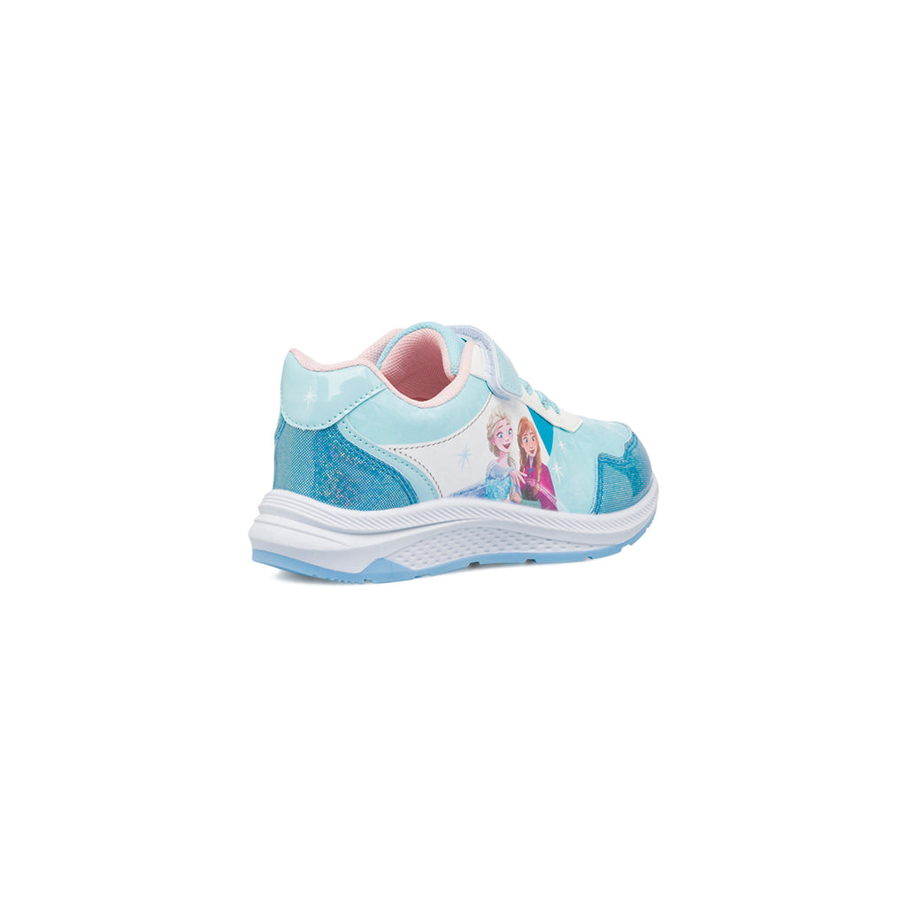 Sneakers da bambina azzurre e stampa Frozen
