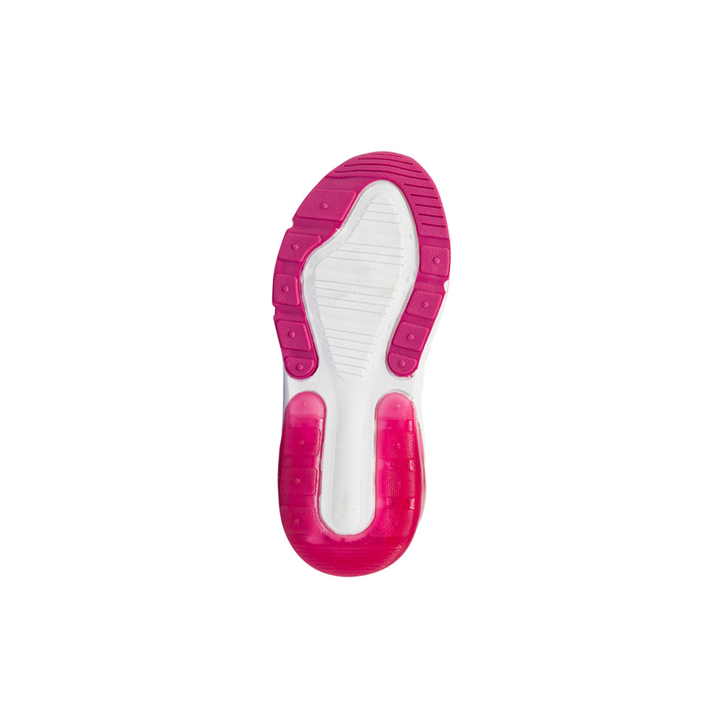 Sneakers da bambina Lonsdale fucsia con luci nella suola