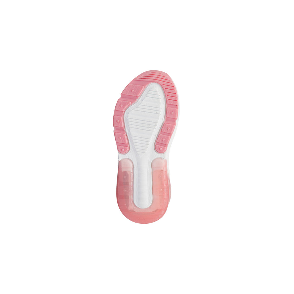 Sneakers bambina azzurre e rosa con luci nella suola Lonsdale
