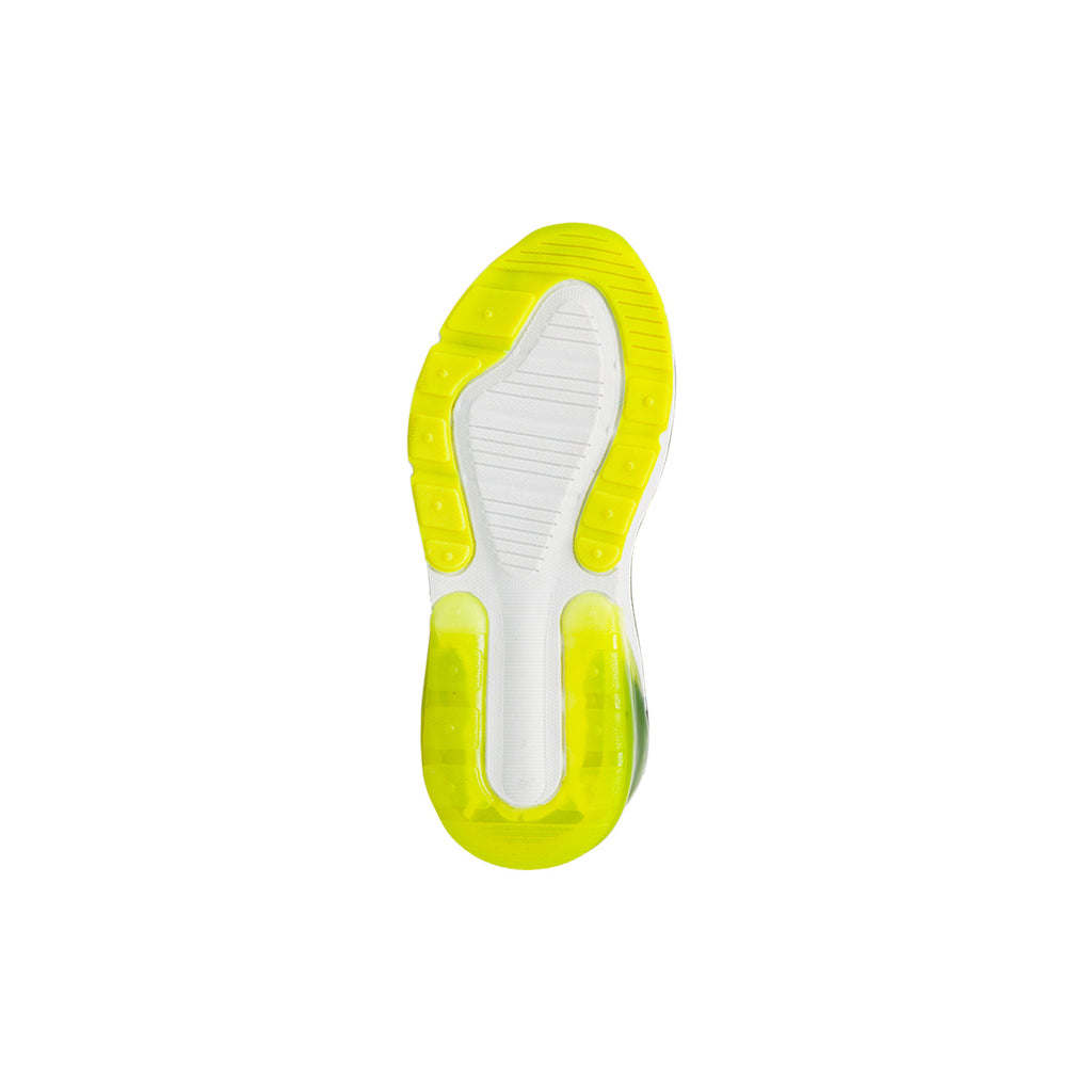 Sneakers nere e gialle da bambino con luci Lonsdale