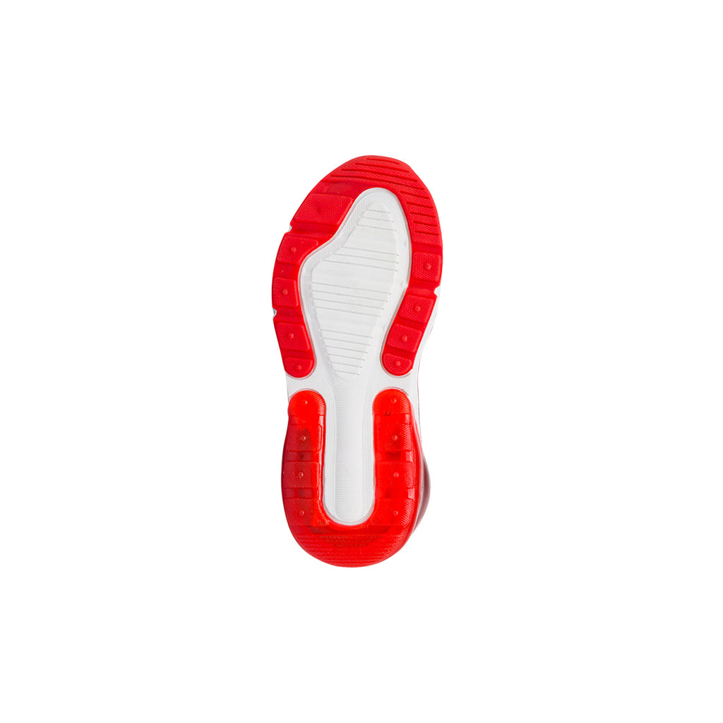 Sneakers blu e rosse da bambino con luci Lonsdale