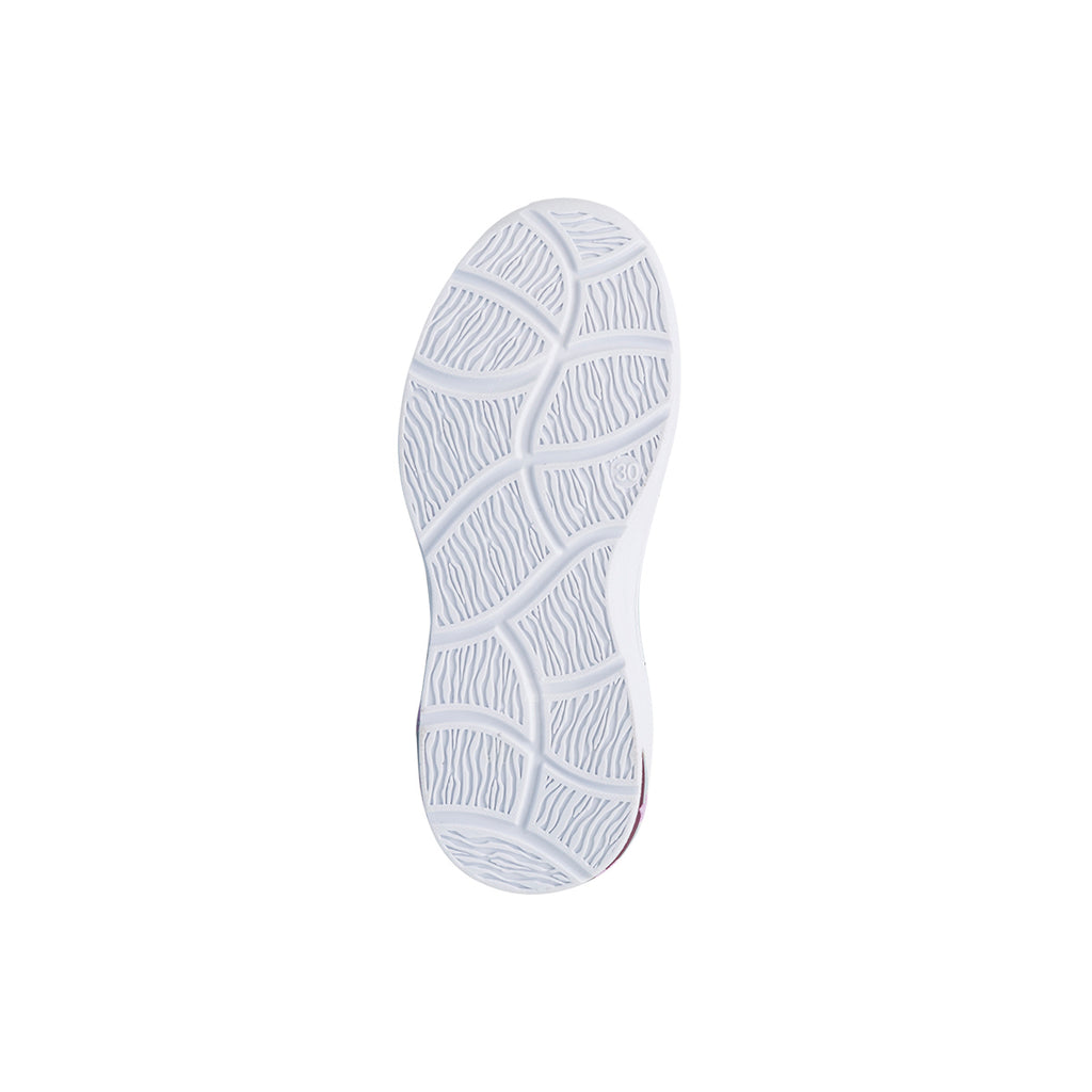 Sneakers argento da bambina Frozen con luci e glitter