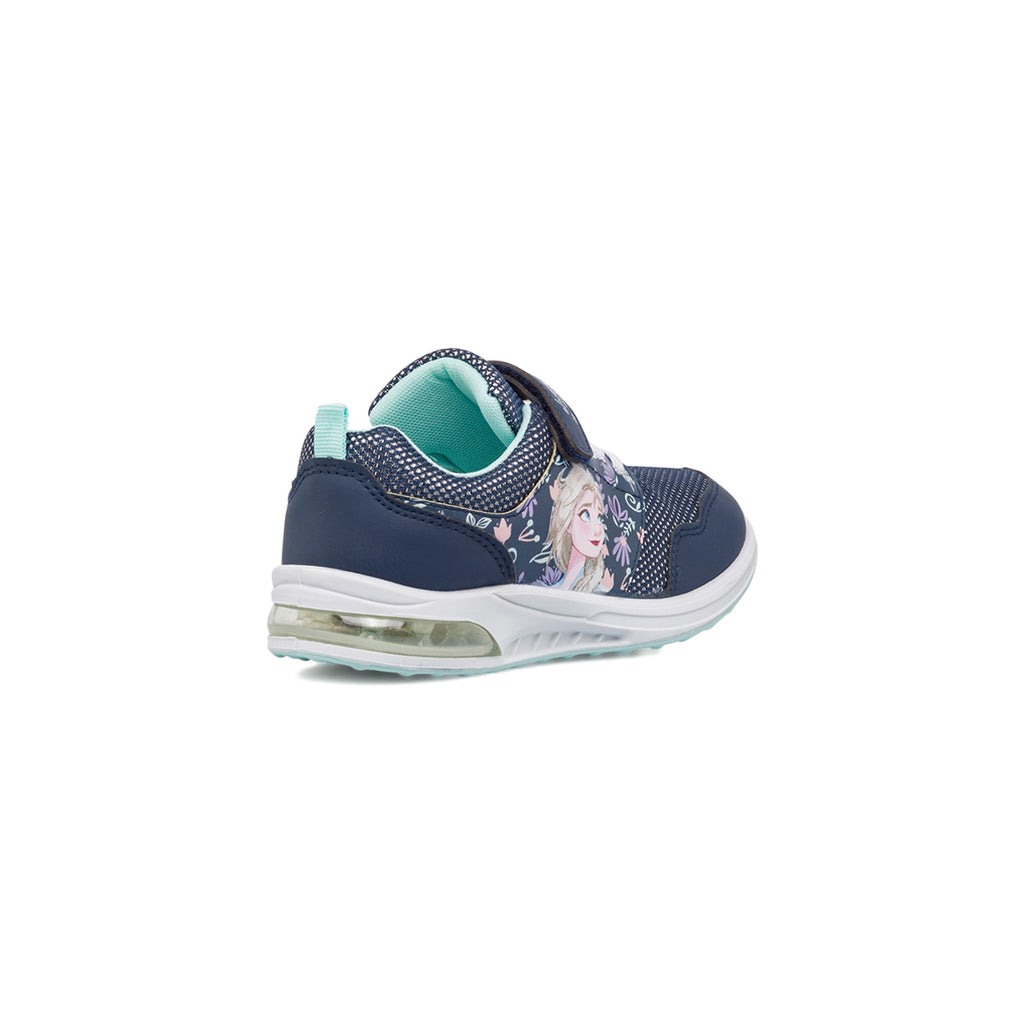Sneakers blu da bambina con luci Frozen
