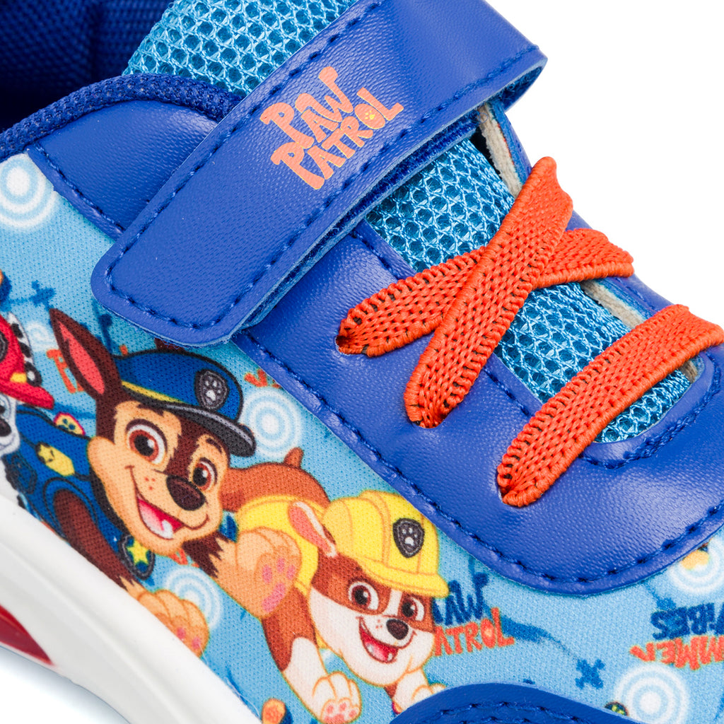 Sneakers blu da bambino con luci e stampe Paw Patrol