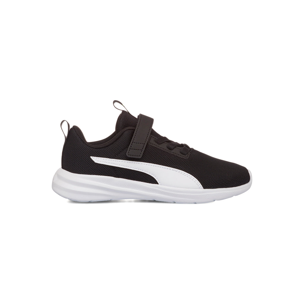 Sneakers da bambino nere con logo Puma
