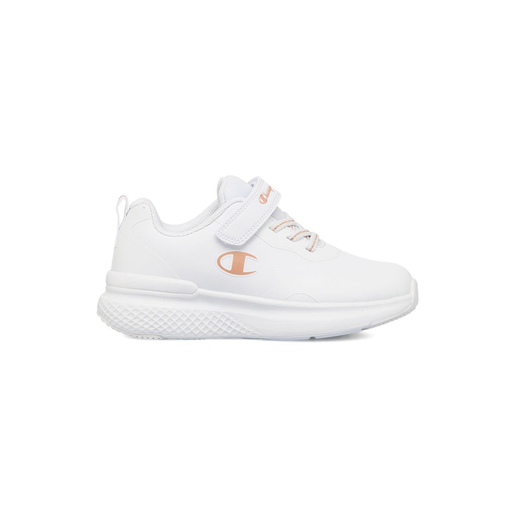 Sneakers bambina bianche con logo Champion Bold Winter