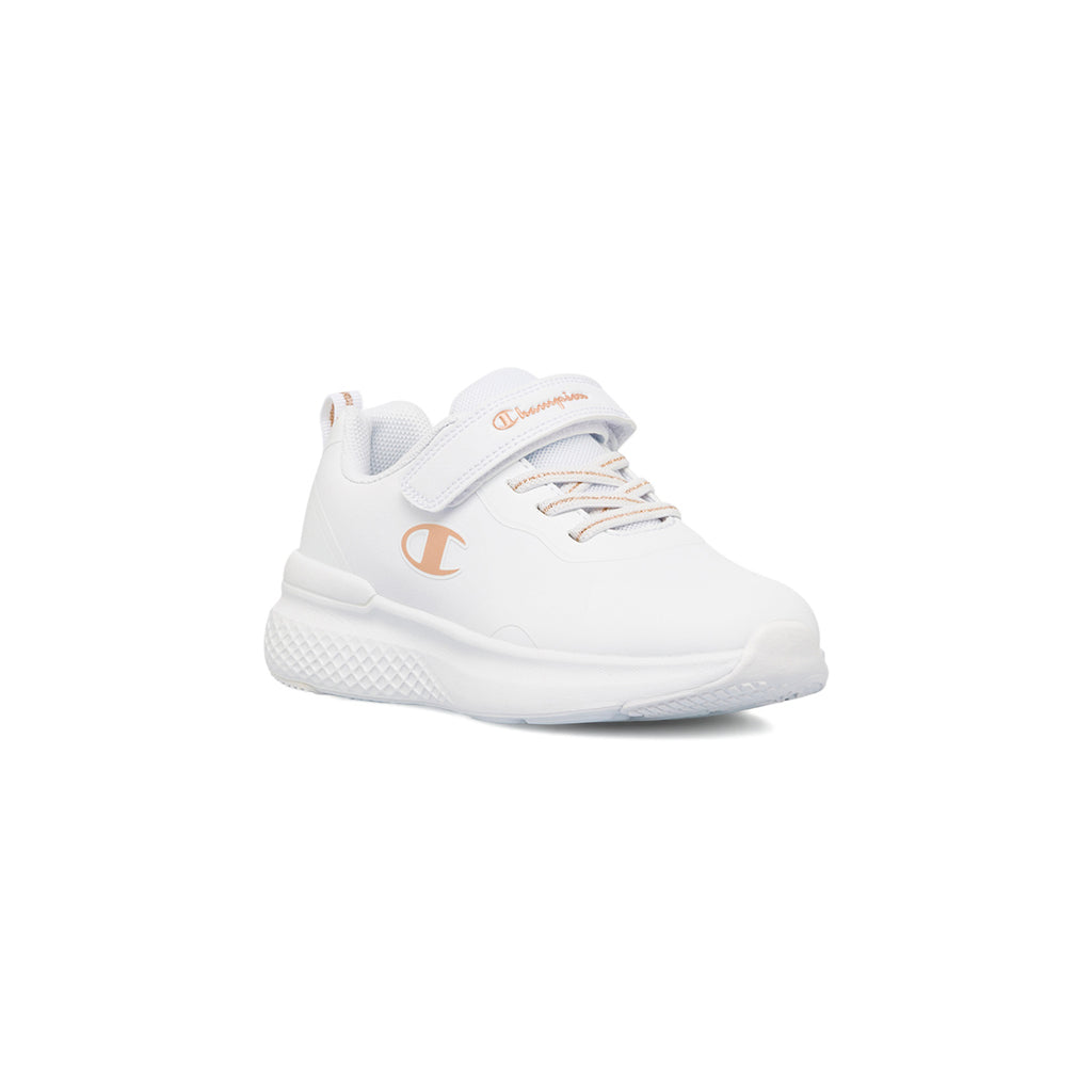 Sneakers bambina bianche con logo Champion Bold Winter