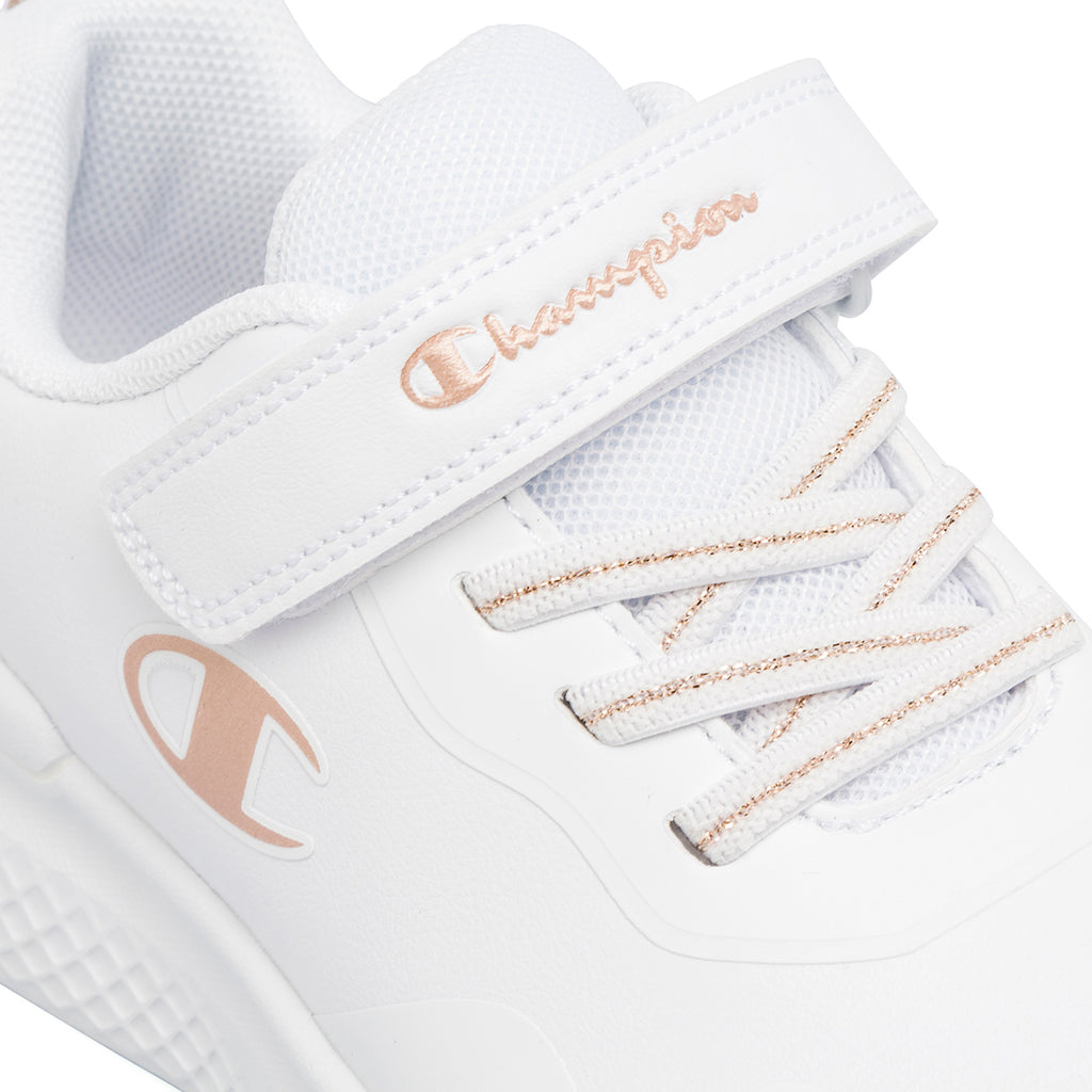 Sneakers bambina bianche con logo Champion Bold Winter