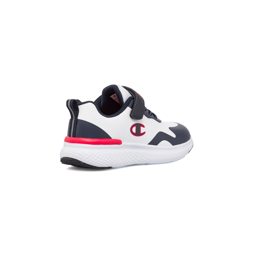 Sneakers bambino bianche e blu con logo Champion Bold Winter