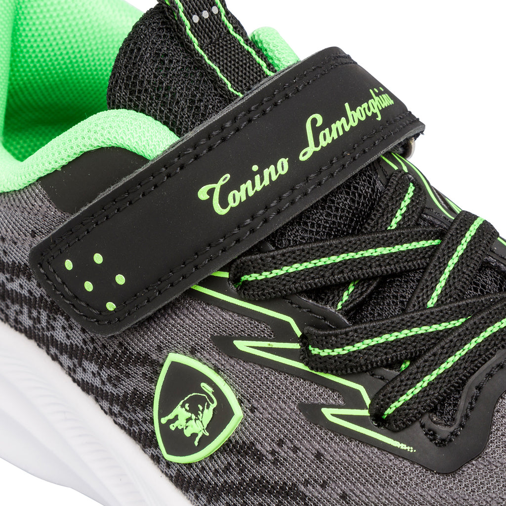 Sneakers grigie da bambino Tonino Lamborghini Raptorkick