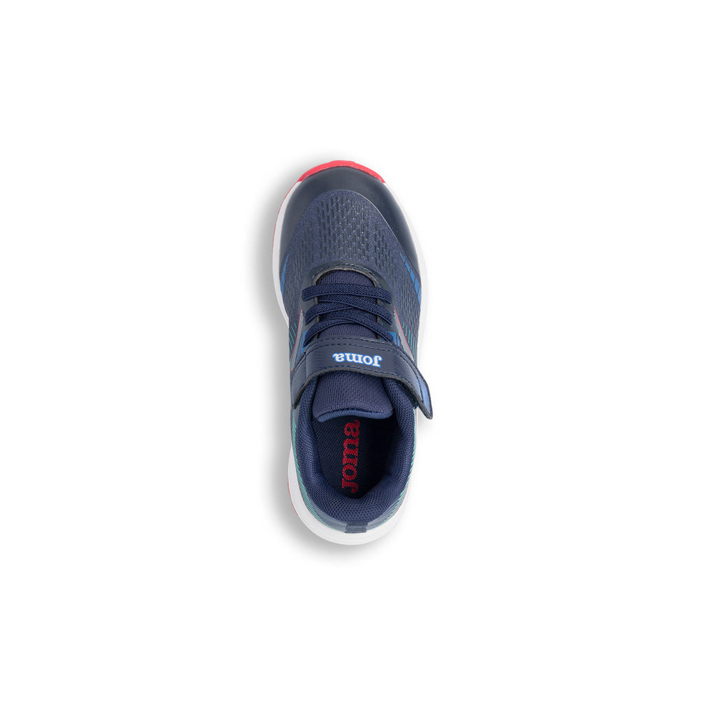 Sneakers da bambina blu con glitter Joma