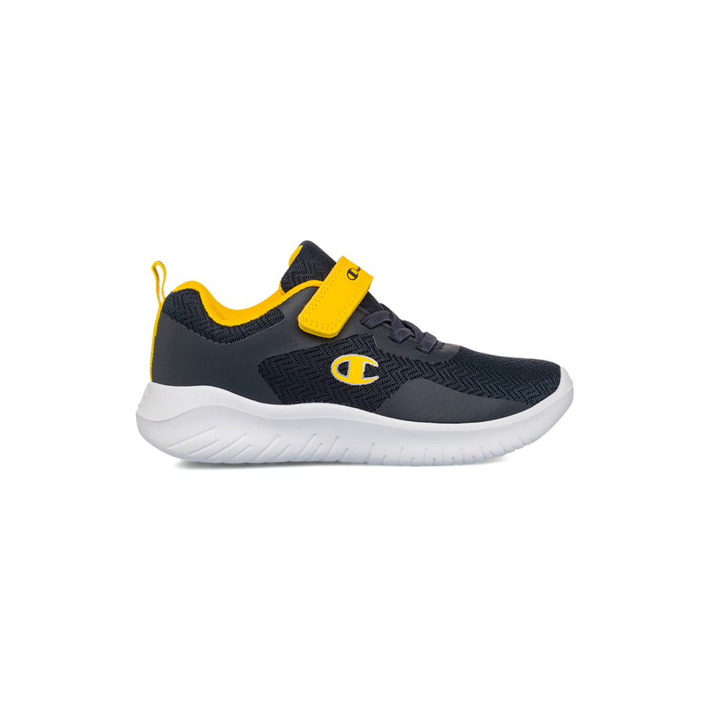 Sneakers blu da Bambino con chiusura a strappo Champion Softy Evolve
