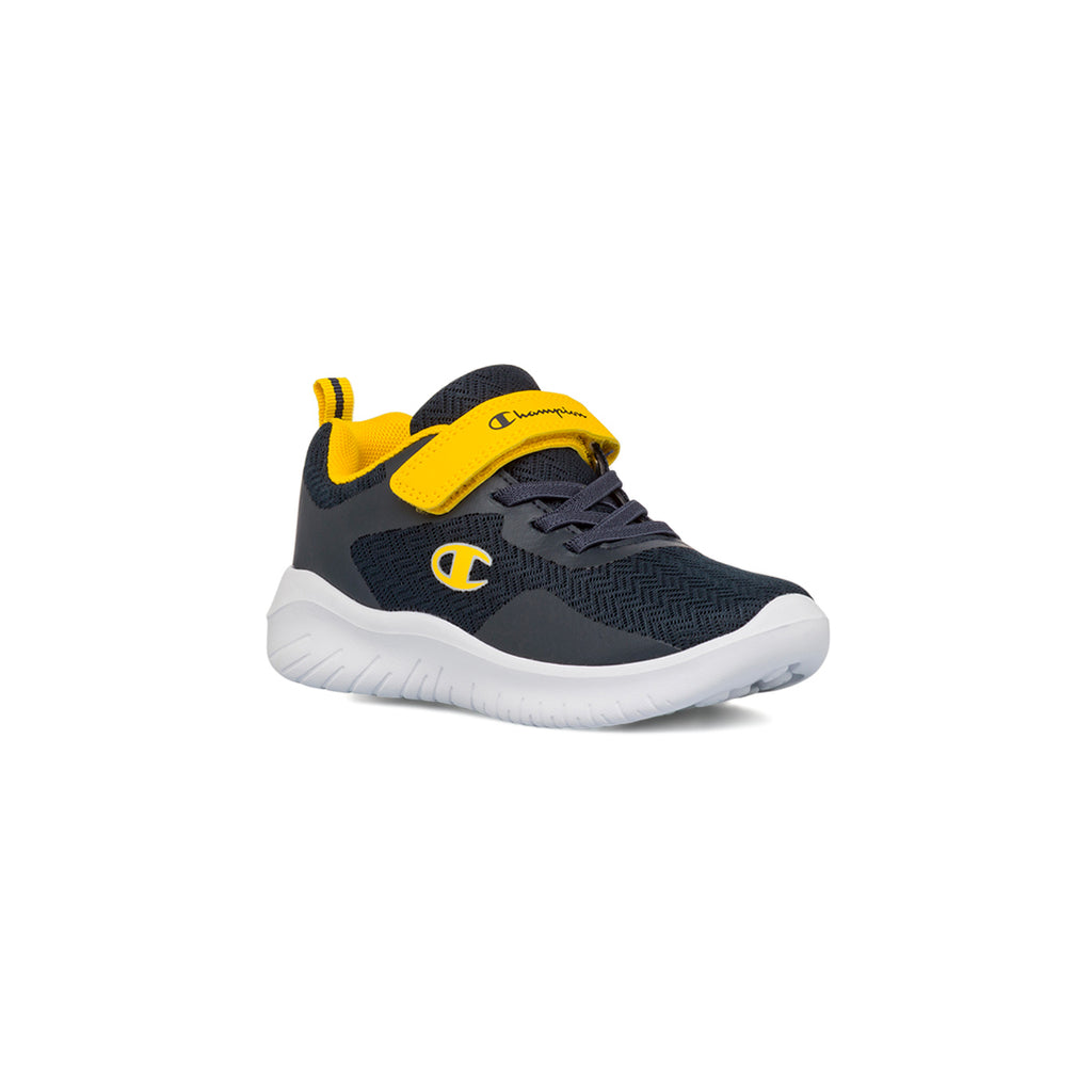 Sneakers blu da Bambino con chiusura a strappo Champion Softy Evolve