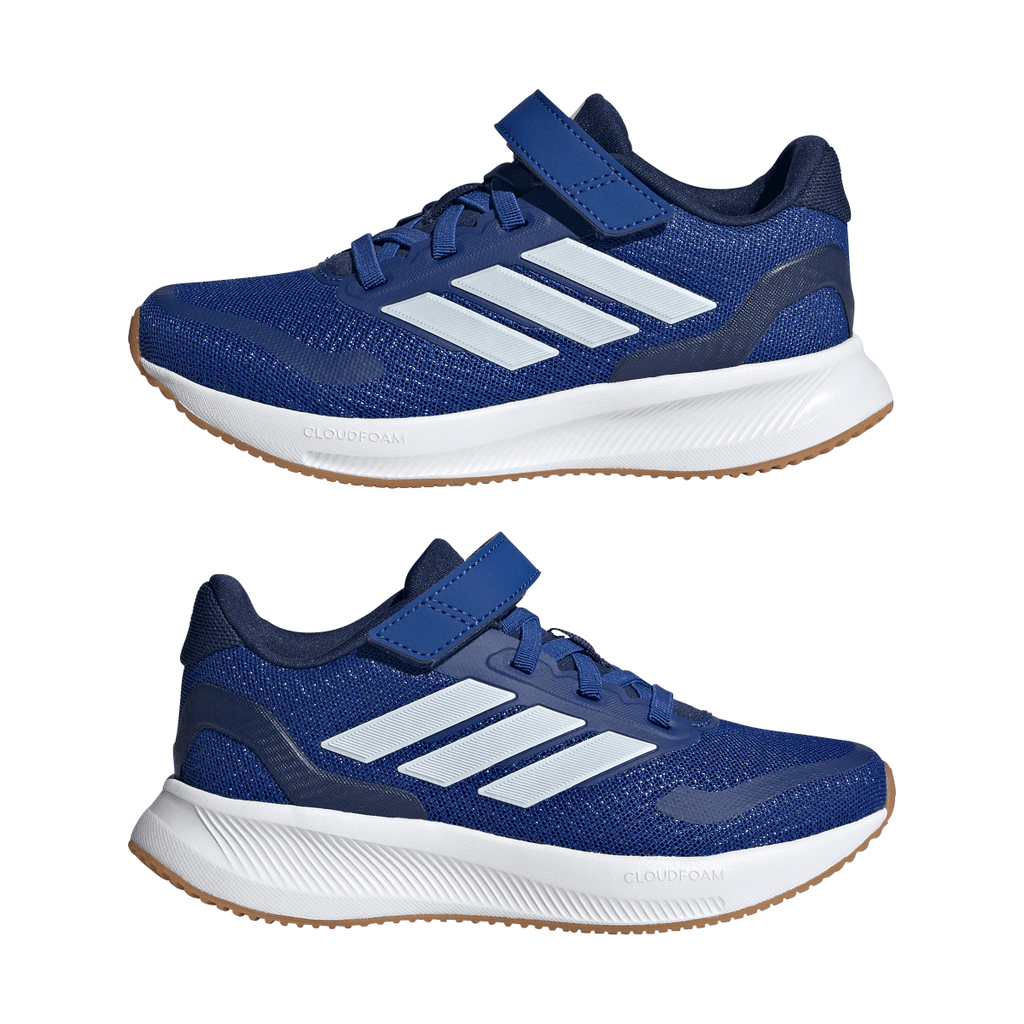 Sneakers blu da Bambino con chiusura a strappo Runfalcon 5 adidas