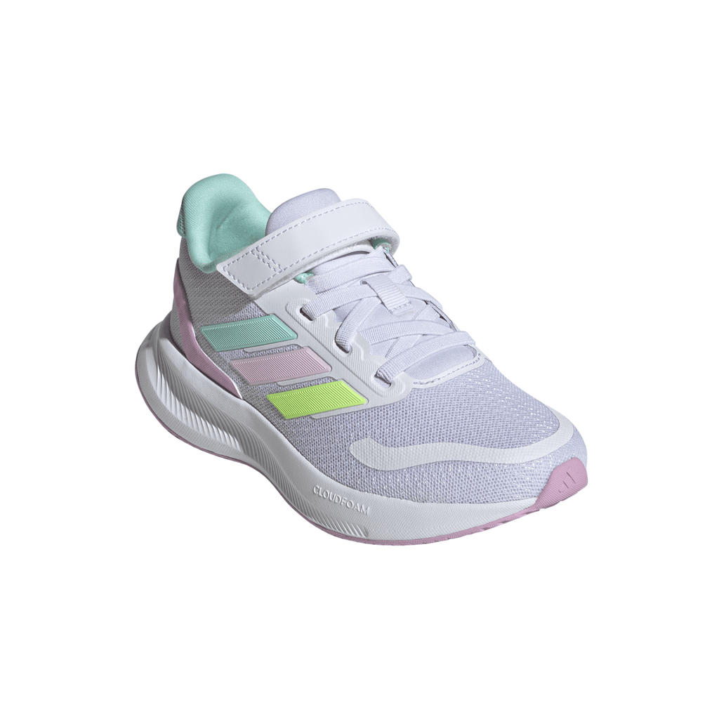 Sneakers bianche con dettagli  pastello da Bambina RUNFALCON 5 adidas