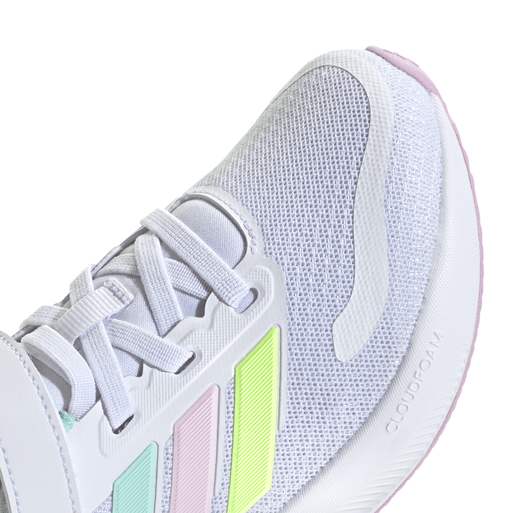Sneakers bianche con dettagli  pastello da Bambina RUNFALCON 5 adidas
