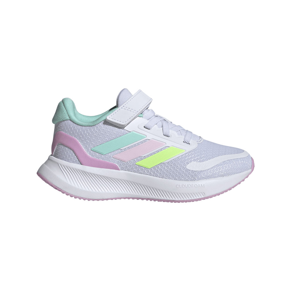 Sneakers bianche con dettagli  pastello da Bambina RUNFALCON 5 adidas