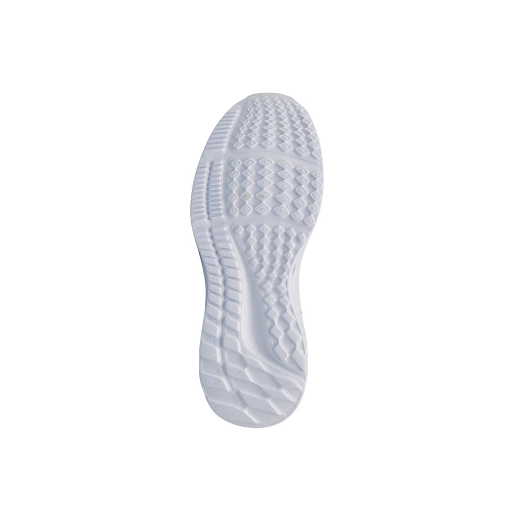 Sneakers verdi da bambino con chiusura a strappo e logo Ducati