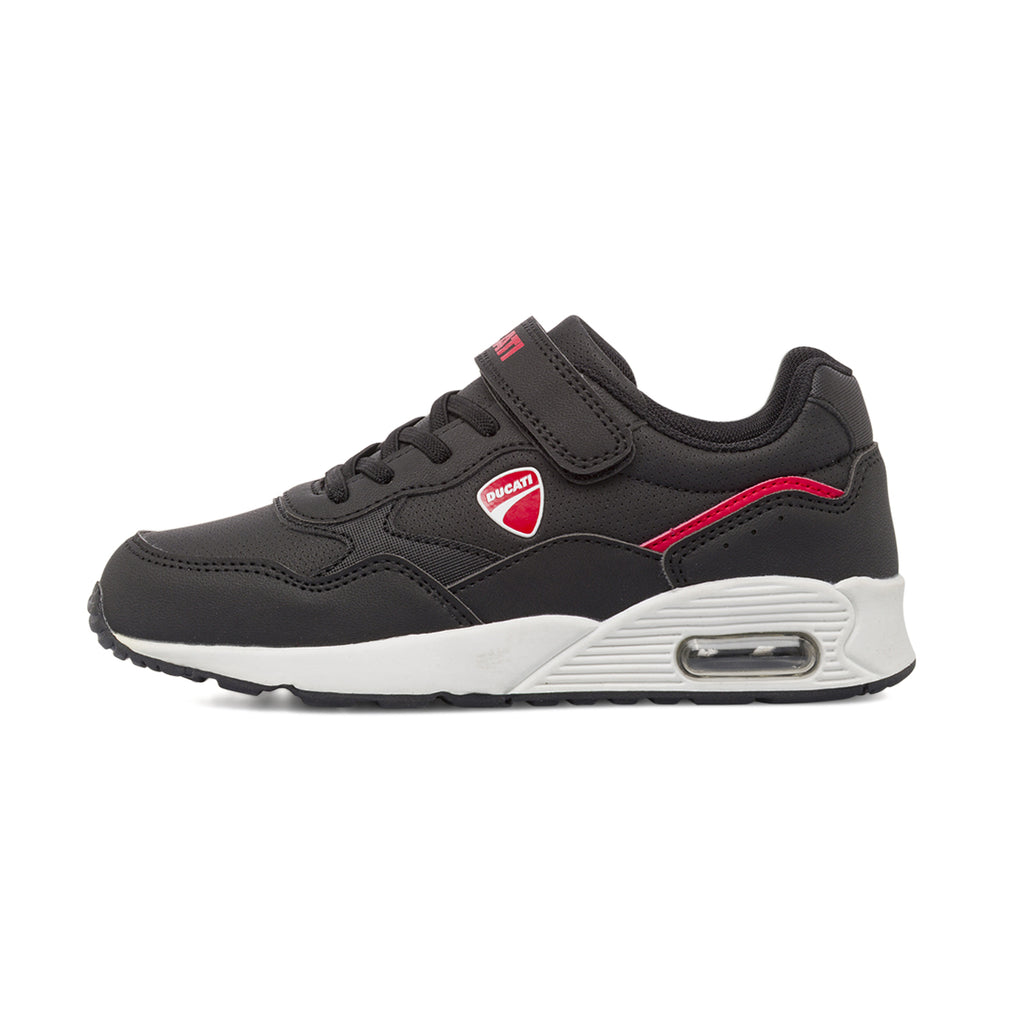 Sneakers nere da Bambino con chiusura a strappo Ducati