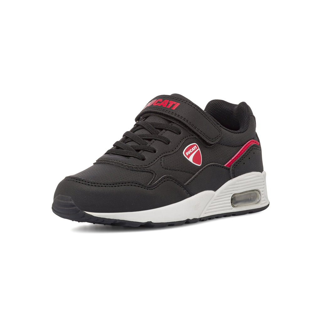 Sneakers nere da Bambino con chiusura a strappo Ducati
