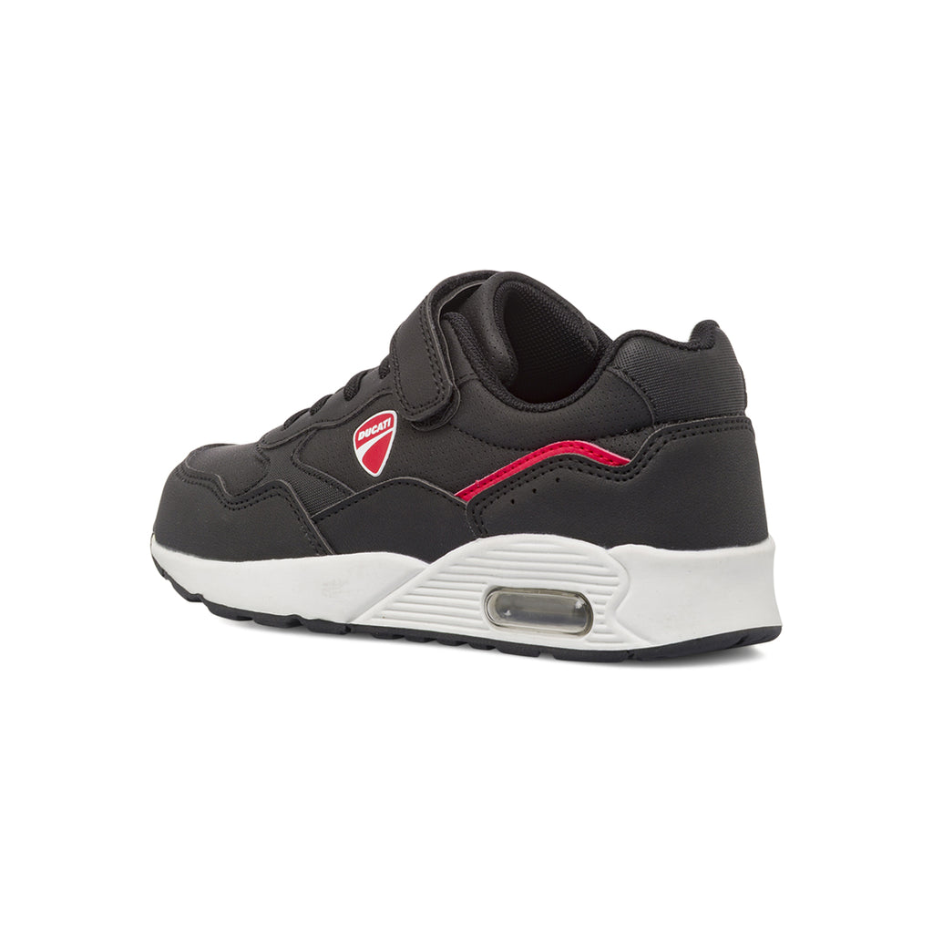 Sneakers nere da Bambino con chiusura a strappo Ducati
