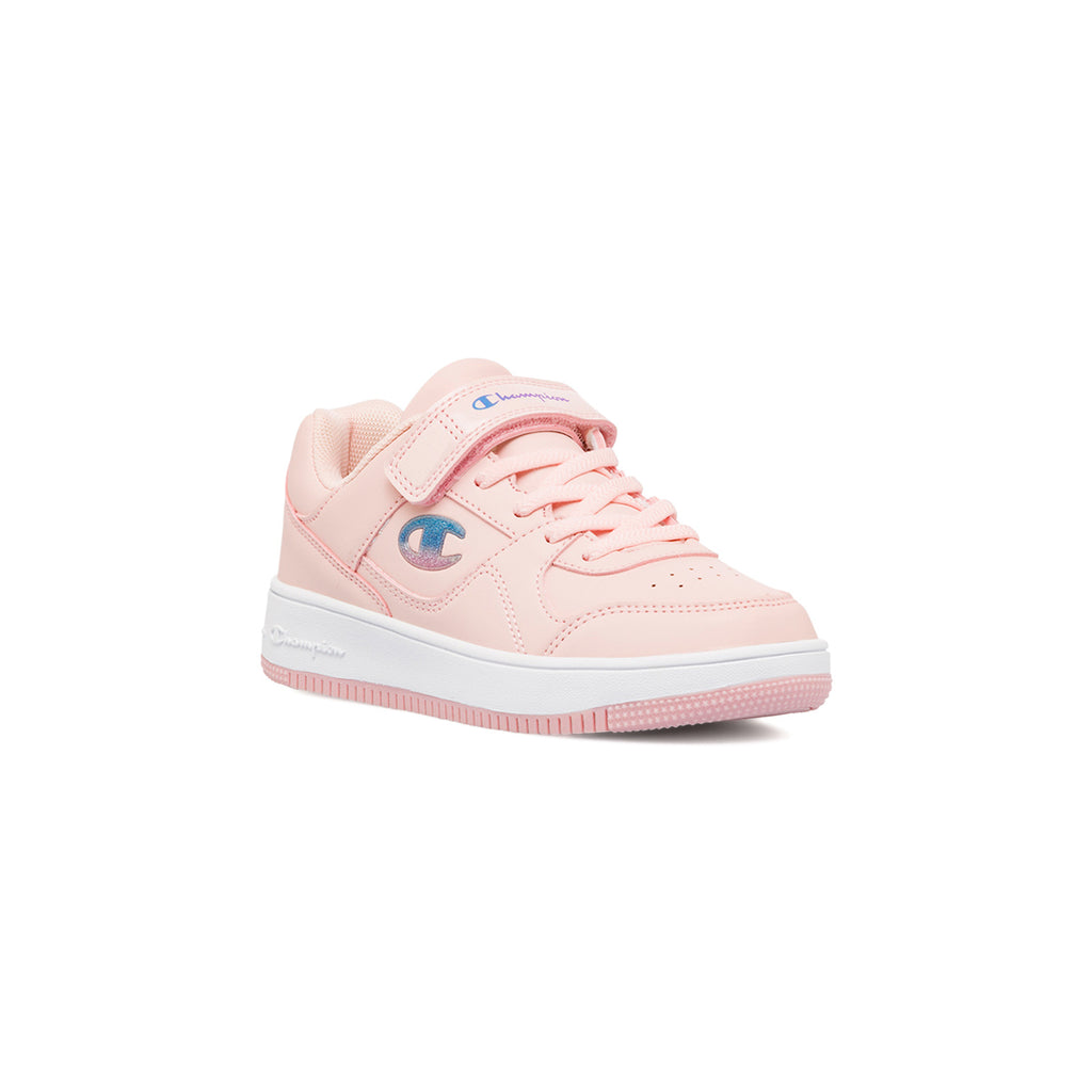 Sneakers rosa da bambina con glitter Champion