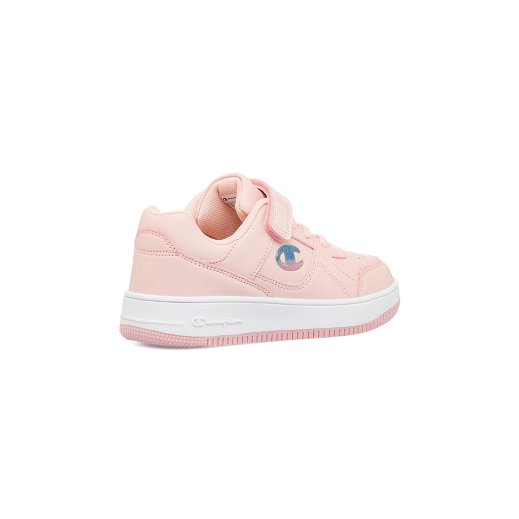 Sneakers rosa da bambina con glitter Champion