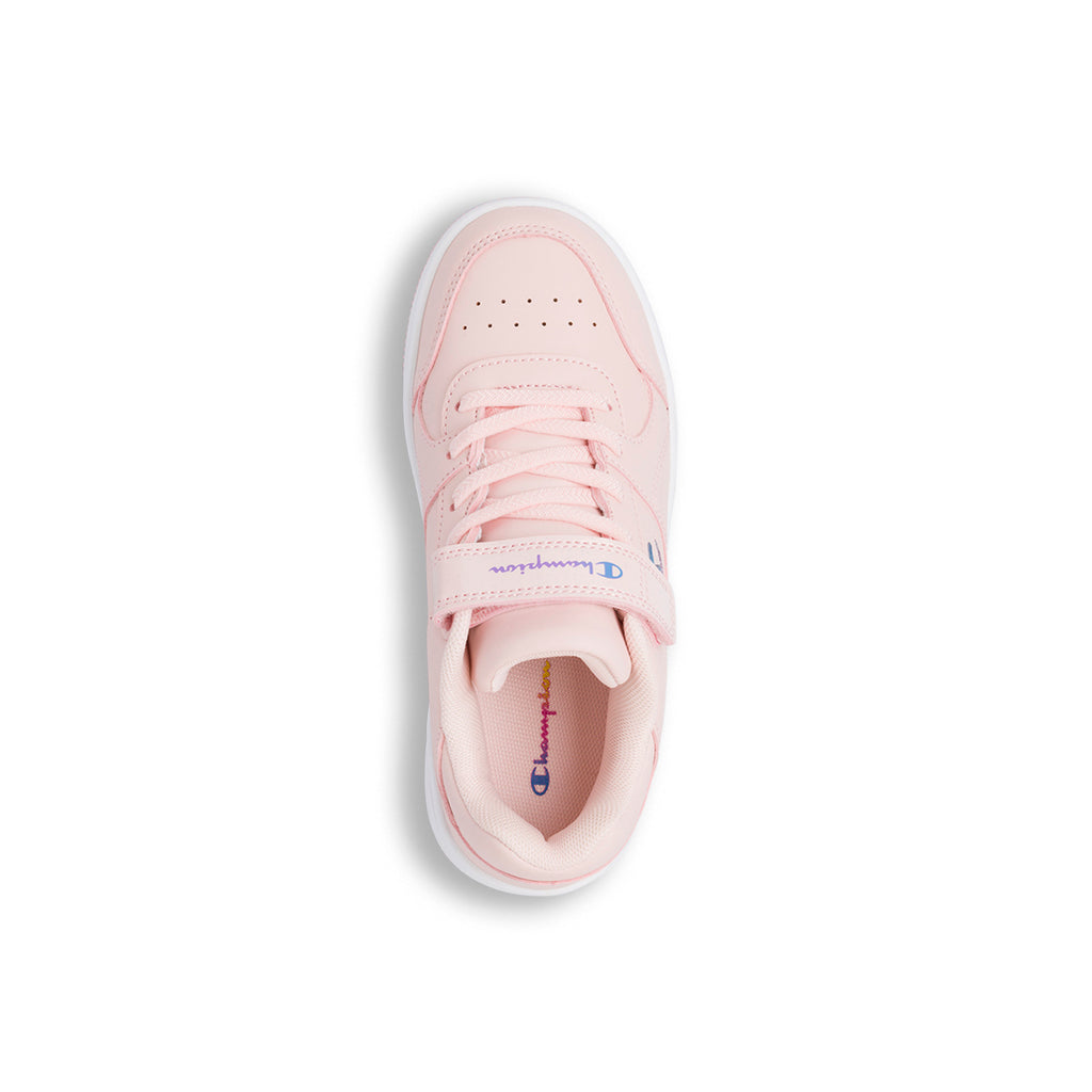 Sneakers rosa da bambina con glitter Champion