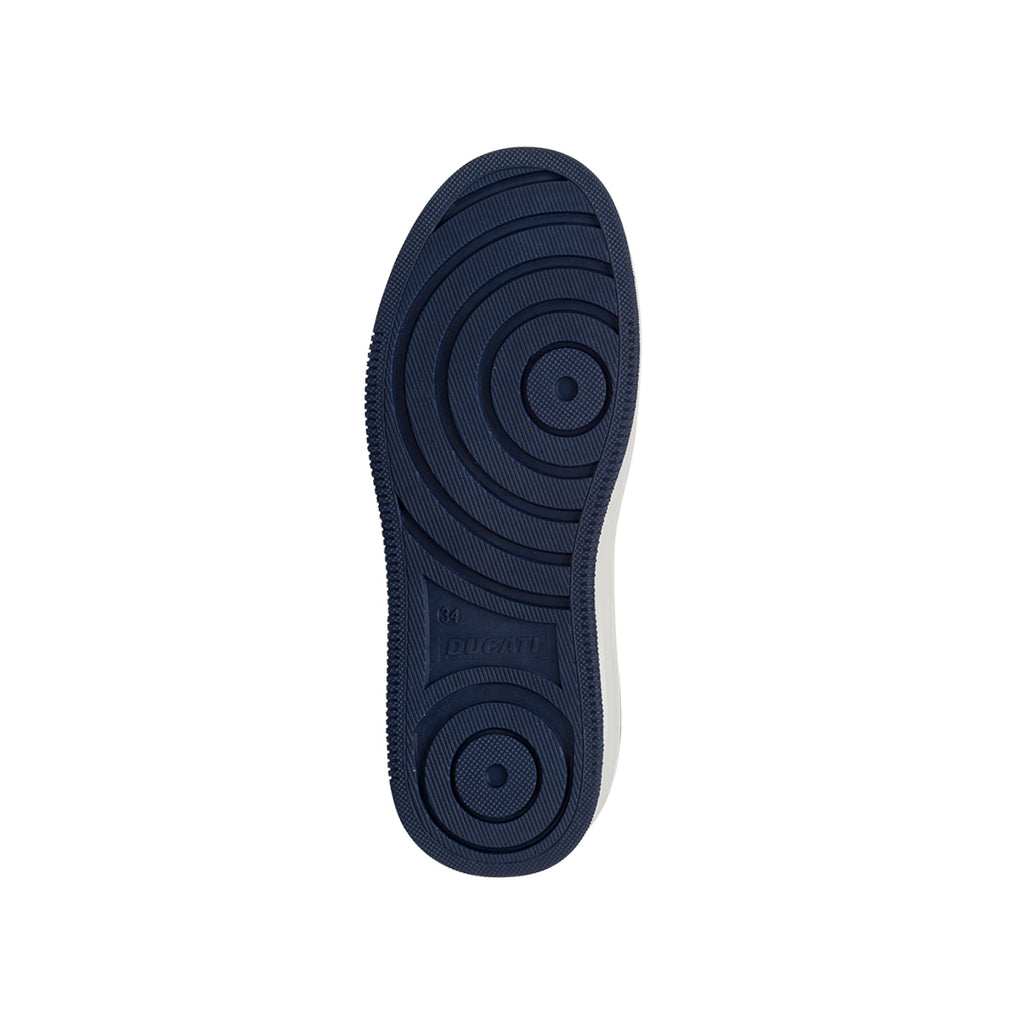 Sneakers bianche e blu da Ragazzo con logo Ducati