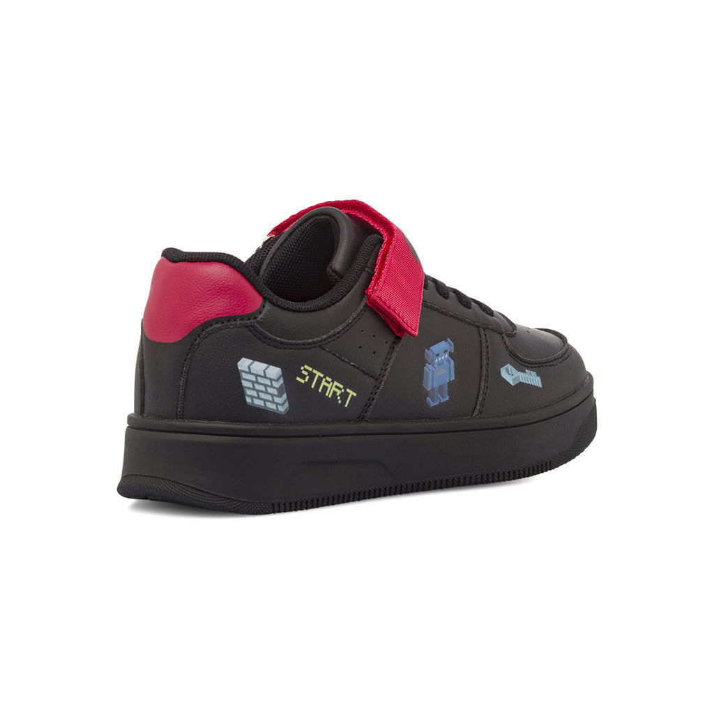 Sneakers nere da Bambino con stampe e strappo Ducati