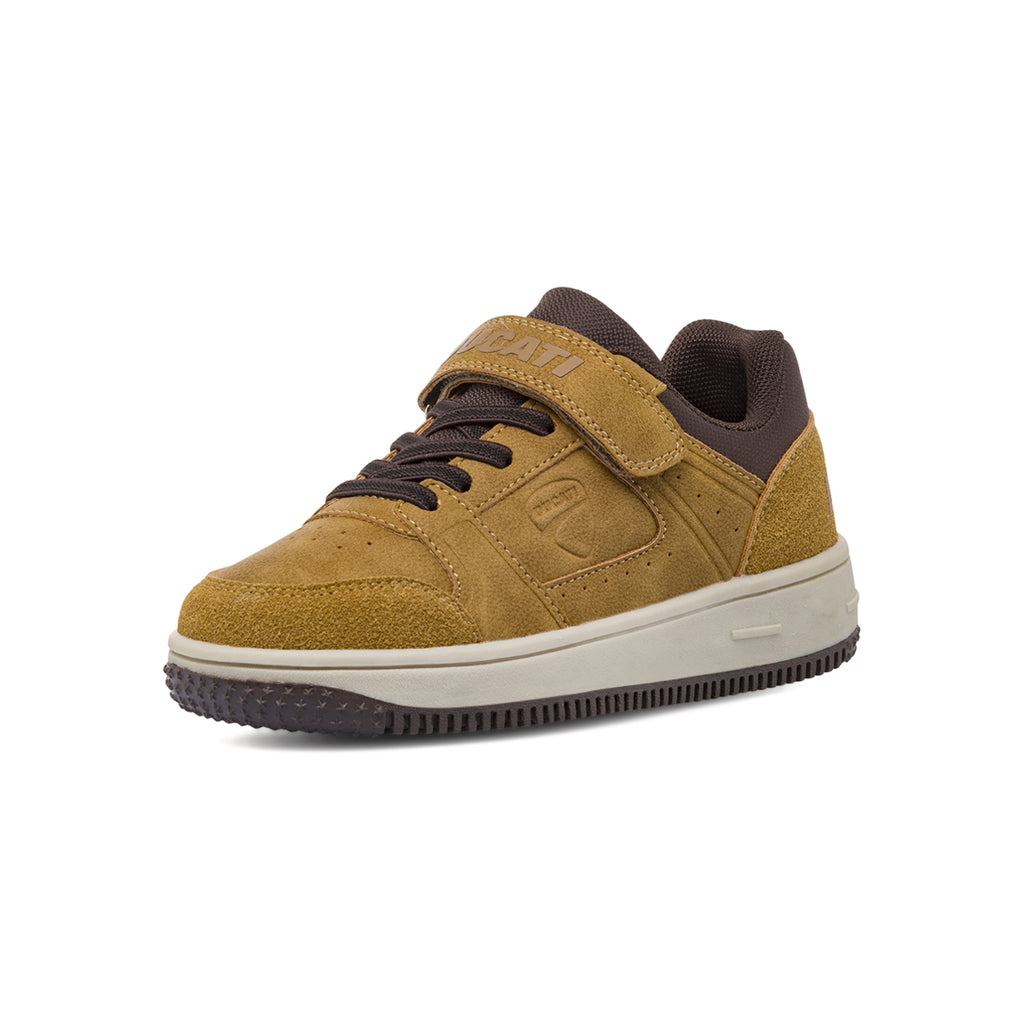 Sneakers ocra con chiusura a strappo da Bambino Ducati