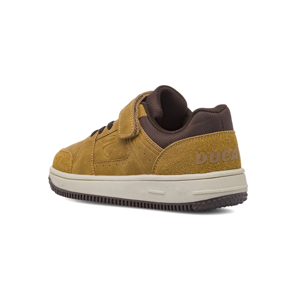 Sneakers ocra con chiusura a strappo da Bambino Ducati